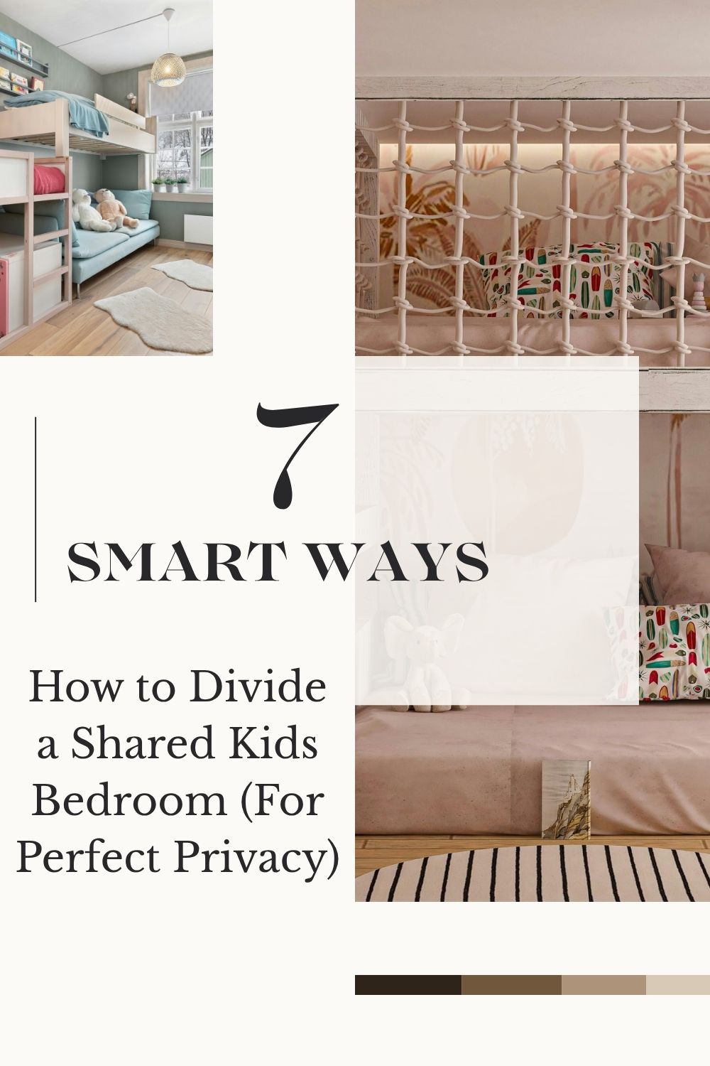 You are currently viewing 7 Smart Ways How to Divide a Shared Kids Bedroom (For Perfect Privacy)
