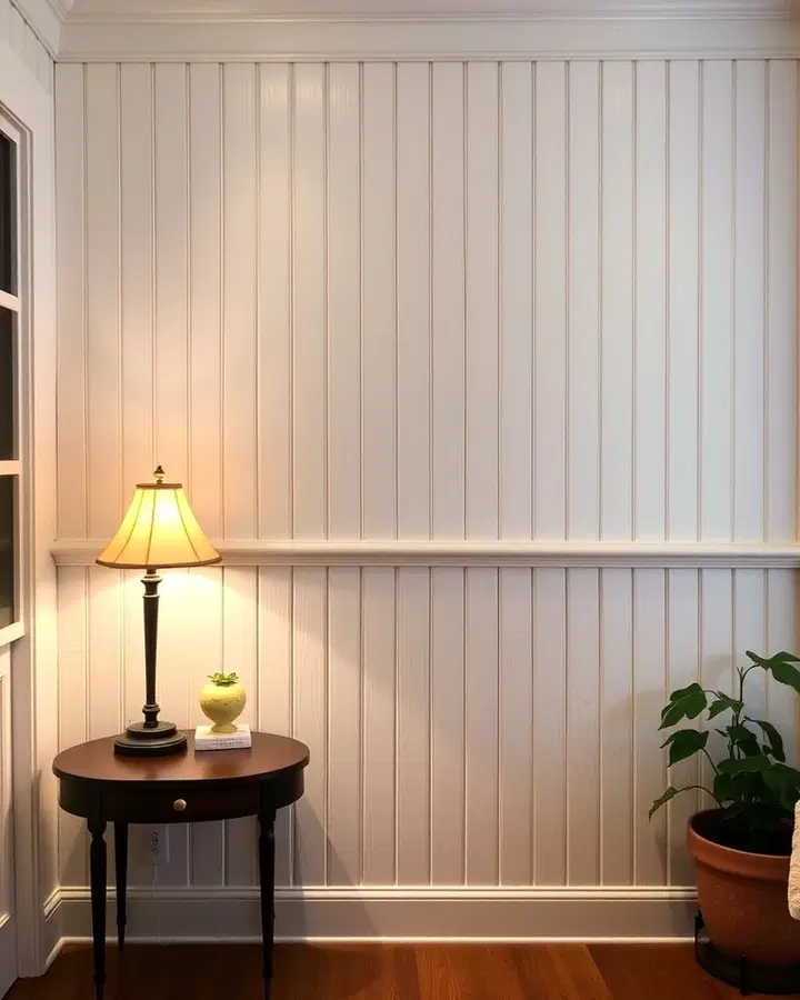Beadboard Feature Wall Ideas