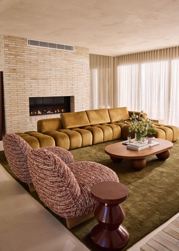 Sculpted fabric upholstery