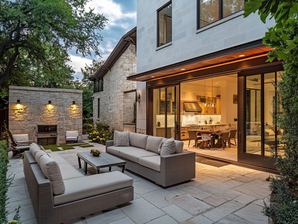 Backyard patio lounge inspiration