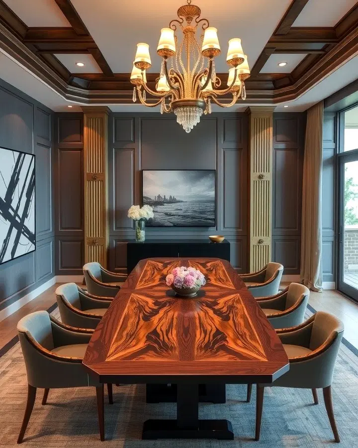 Classy Dining Room Makeover