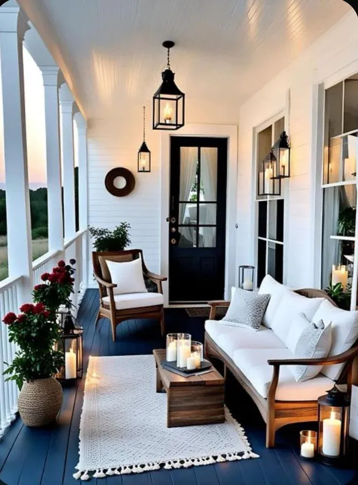 10 Modern Minimalist Summer Porch Styling Relaxing outdoor evening atmosphere ideas