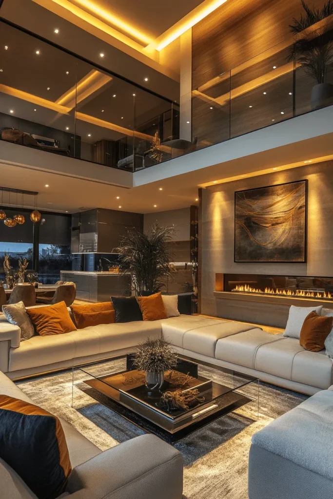 Chic Luxe Living Space