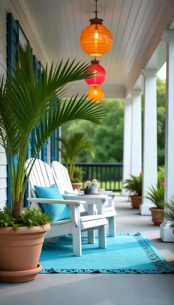 10 Modern Minimalist Summer Porch Styling Decorative lanterns