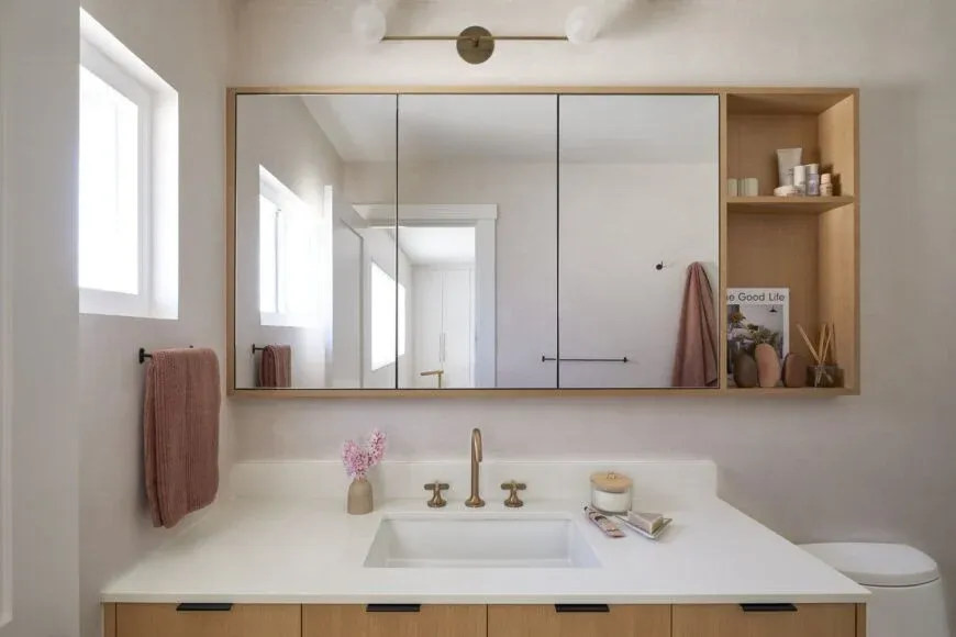 Floating wall cabinets