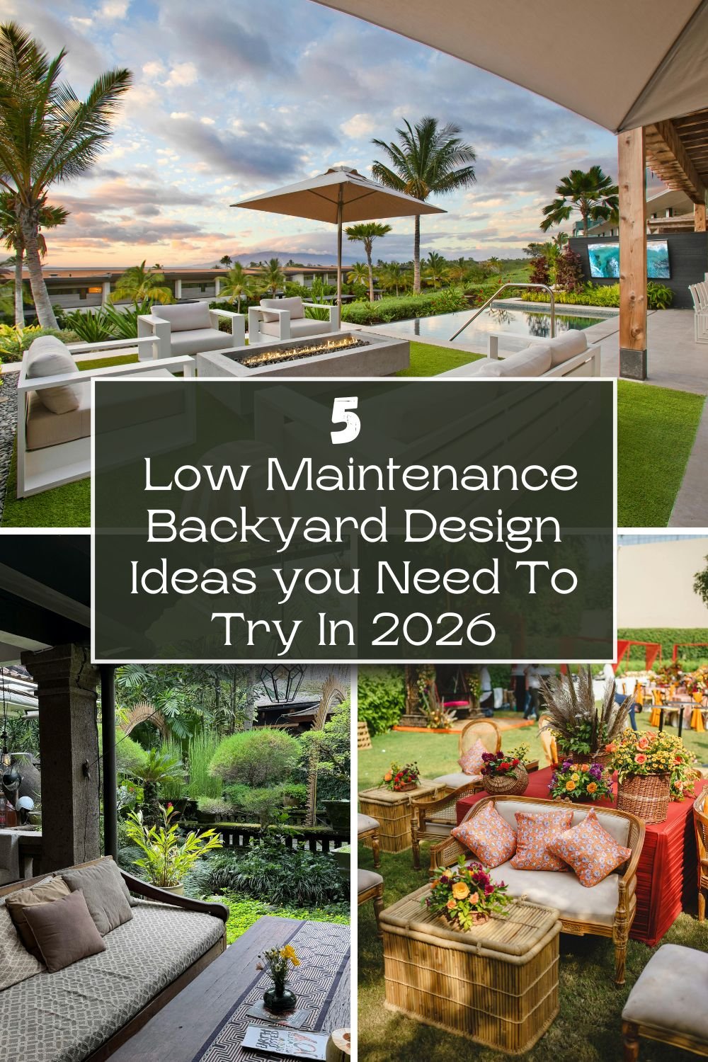 Read more about the article 5 Low Maintenance Backyard Design Ideas You To Need In 2026