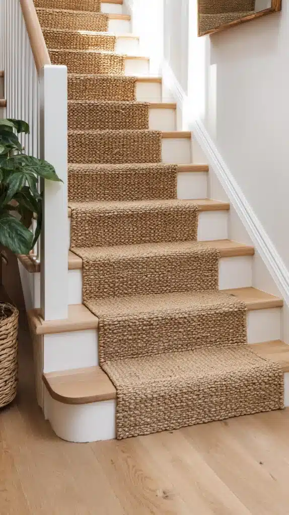 7 Stair Runner Ideas For Narrow Space Jute Runner Rug