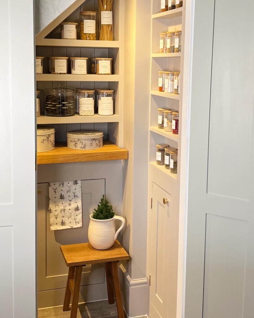 13 Smart Under Stairs Pantry Closet Shelving Ideas To Maximize Space Elegant Label Styling Ideas