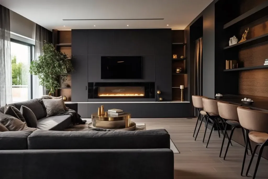 Luxe and Moody Interior Aesthetics