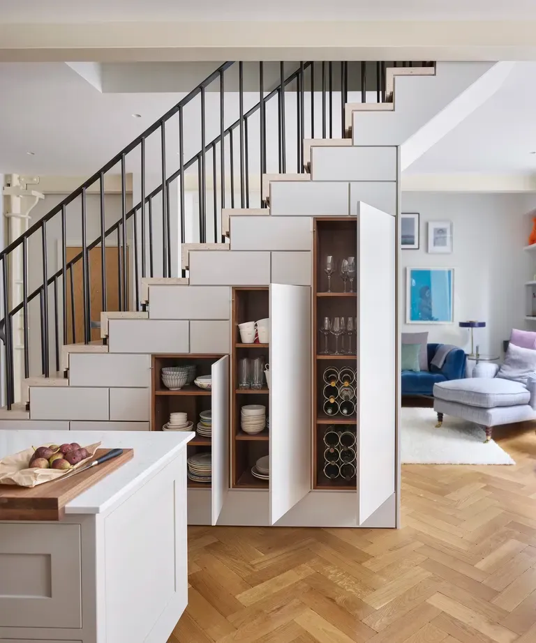 13 Smart Under Stairs Pantry Closet Shelving Ideas To Maximize Space Space-Saving Kitchen Storage Solutions