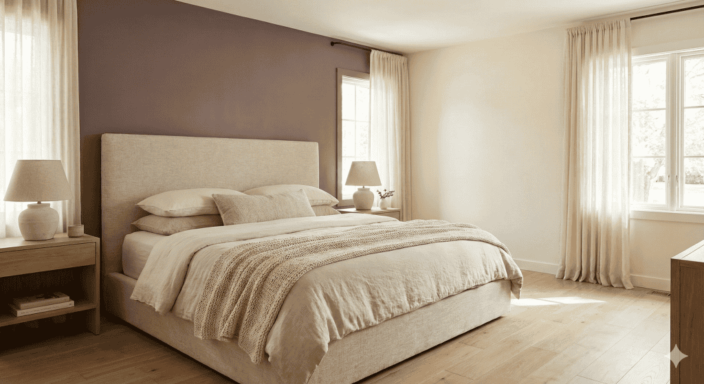 7 Modern Bedroom Paint Ideas To Instantly Elevate Your Space Purple Home Decor