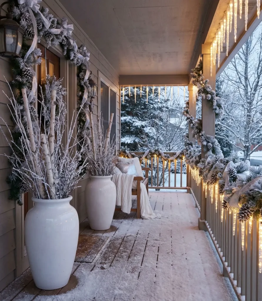 13 Outdoor Patio Decor Ideas to Make Your Space Look Expensive Elegant Snowy Wonderland Home Styling