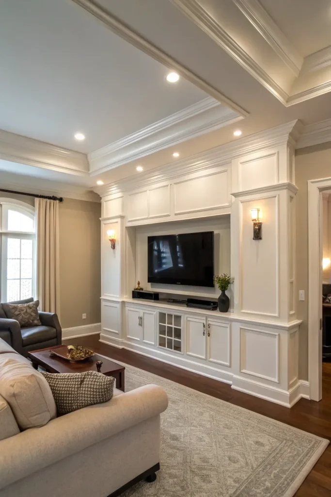 7 TV Wall Design Ideas For a Luxury Modern Home Transformation Wall Cable Management