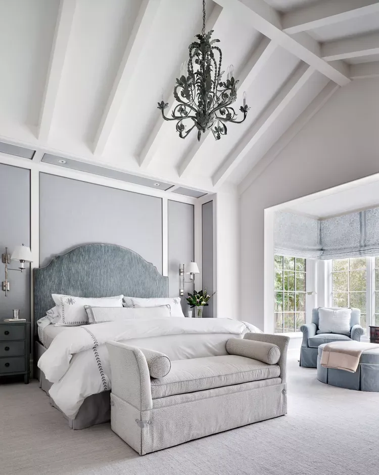 5 Bedroom Ideas For Small Rooms Glam Luxury Look Hang a Statement Light