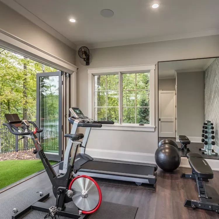 Modern Indoor Outdoor Gym Design Ideas