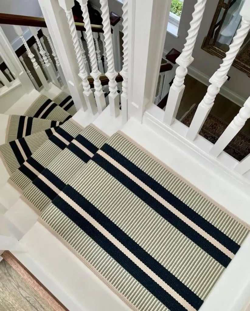 7 Stair Runner Ideas For Narrow Space Nature-Inspired Stair Runner Design