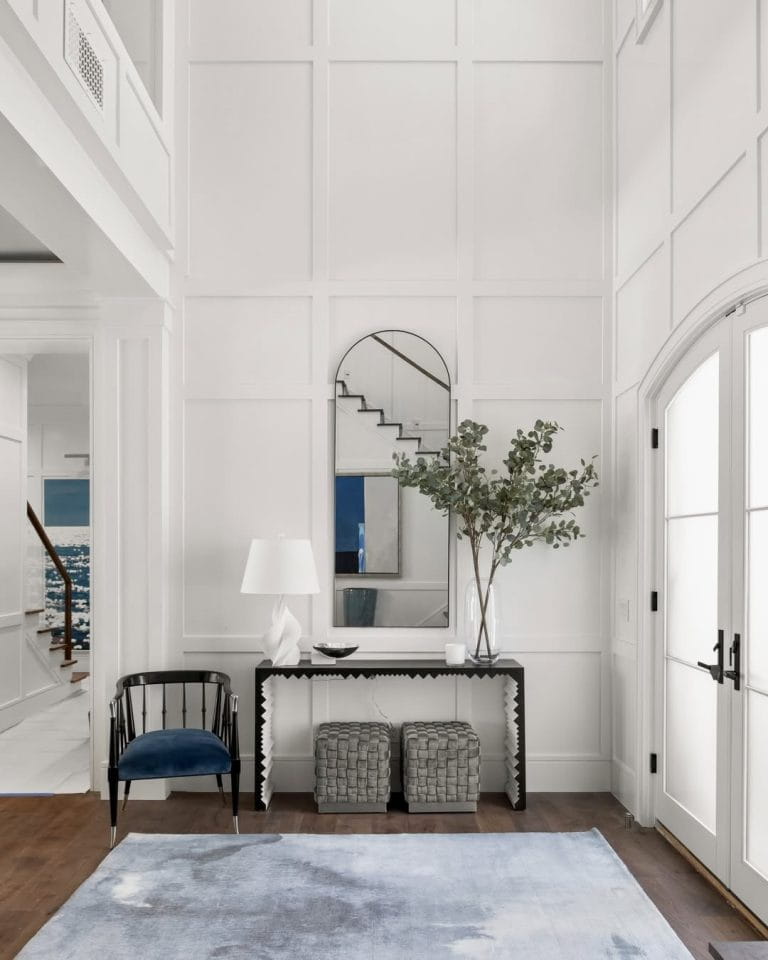 7 Small Hallway Decor Ideas for Narrow Spaces Luxury double-height entryway