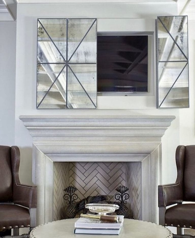 7 TV Wall Design Ideas For a Luxury Modern Home Transformation Mirror Wall Decor