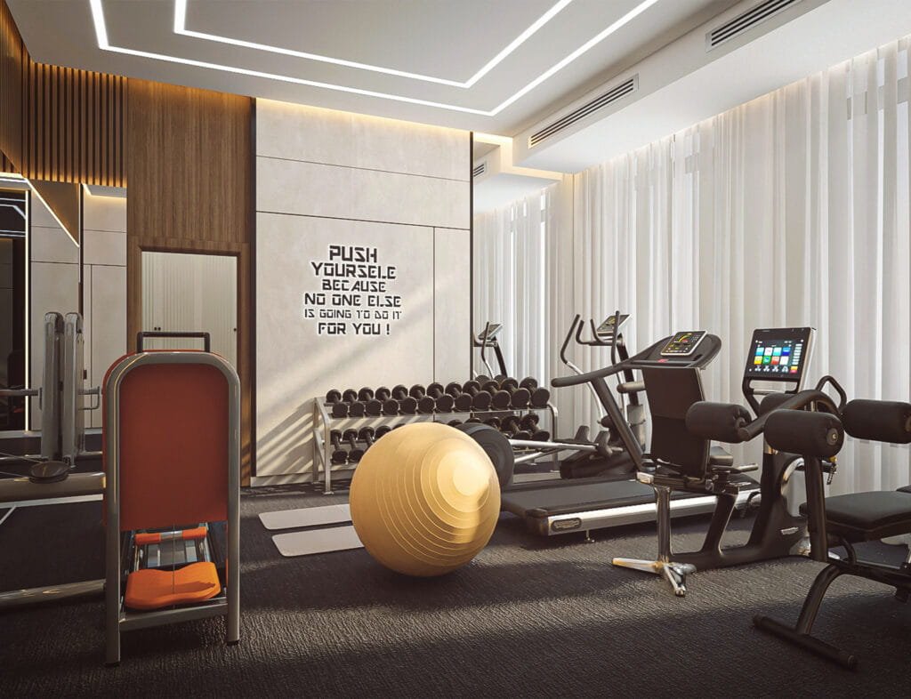 Home workout room inspiration