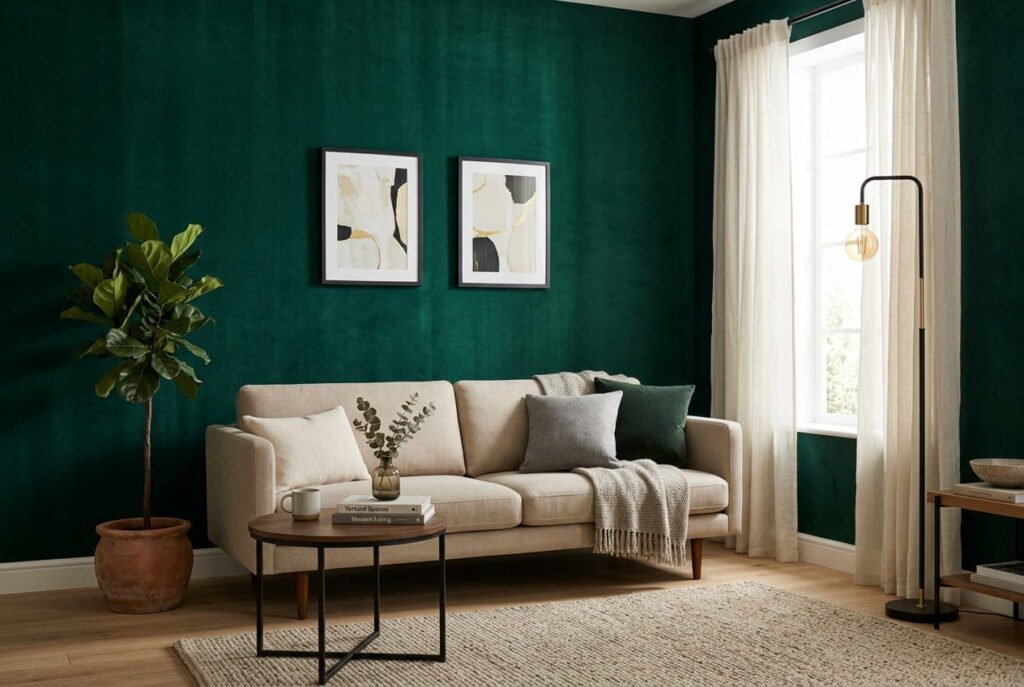 6 Peel and Stick Wallpaper Ideas Styling Space with the Ultimate Aesthetic Edit Emerald Home Decor