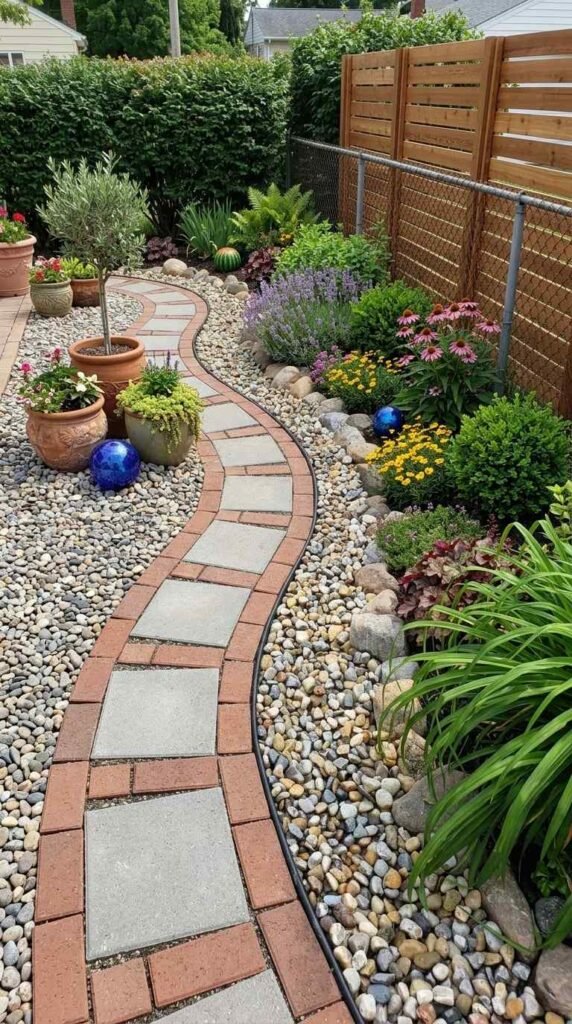 8 Modern Front Yard Landscaping: Simple, Clean-Line Designs to Elevate Your Home Exterior Brick Pathway