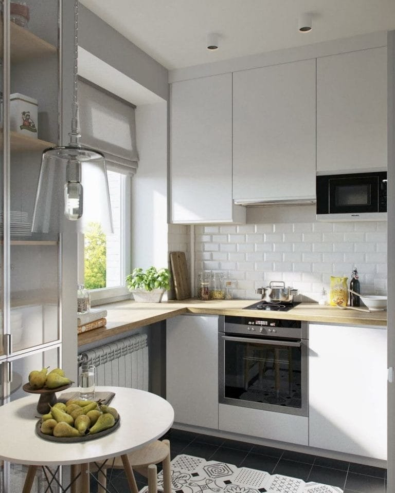 9 Modern Luxury Small Kitchen Design Ideas You’ll Want to Copy Bright Scandinavian style living space inspiration