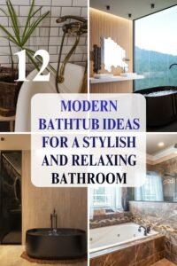 Read more about the article 12 Modern Bathtub Ideas for a Stylish and Relaxing Bathroom