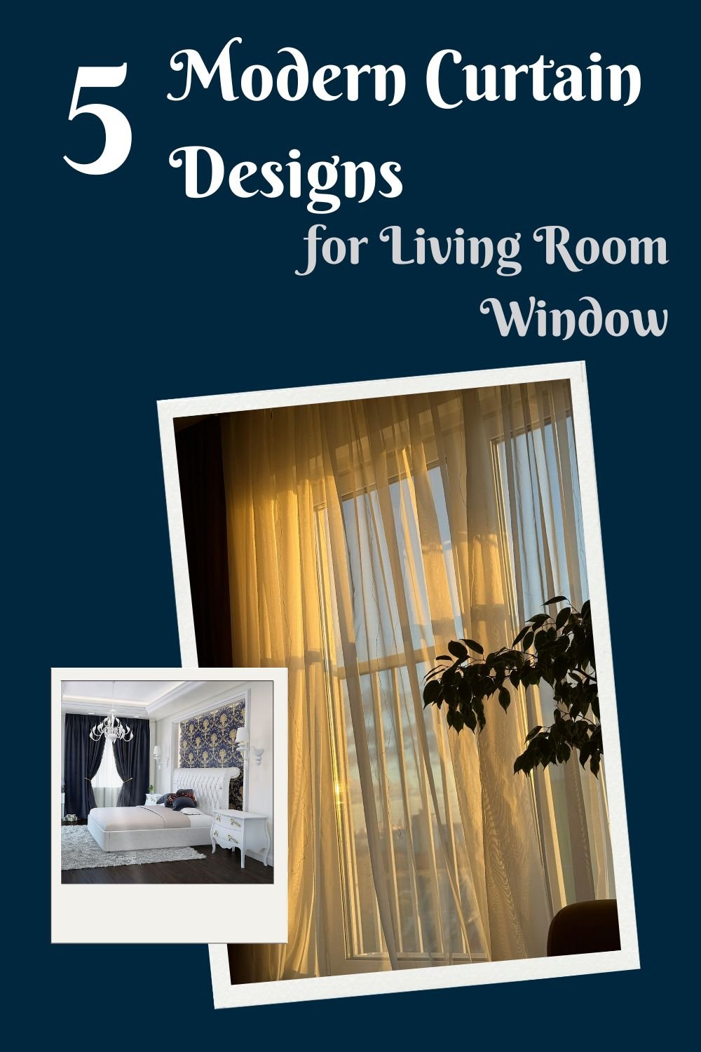You are currently viewing 5 Modern Curtain Designs for Living Room Window
