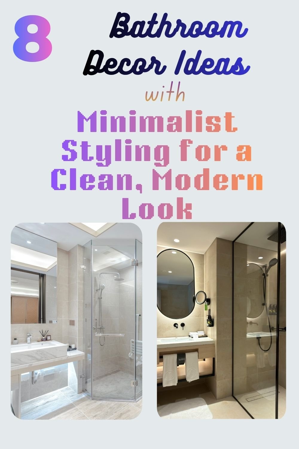 You are currently viewing 8 Bathroom Decor Ideas with Minimalist Styling for a Clean, Modern Look