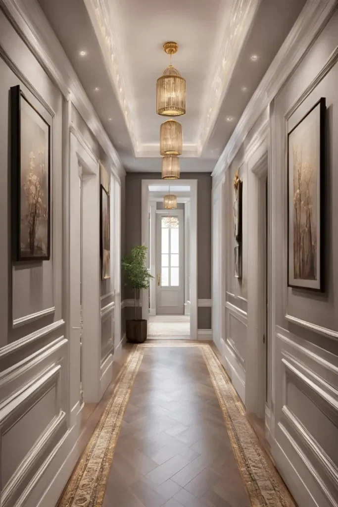 4 Narrow Hallway Design Ideas for Modern Homes in 2026 Crown Molding Ideas