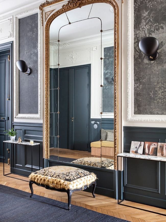 11 Mirror Styling Ideas to Maximize Narrow Hallways Oversized Mirror