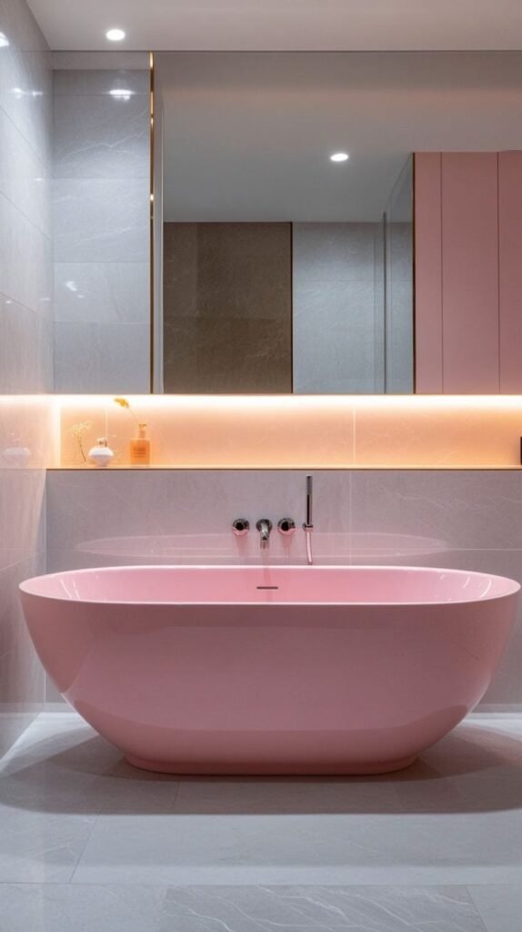 Pink Bathroom Decor