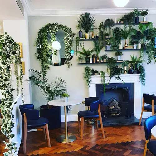10 Indoor Plant Wall Ideas to Create a Fresh, Stylish, and Nature-Inspired Home Modern Green and Blue Home Design
