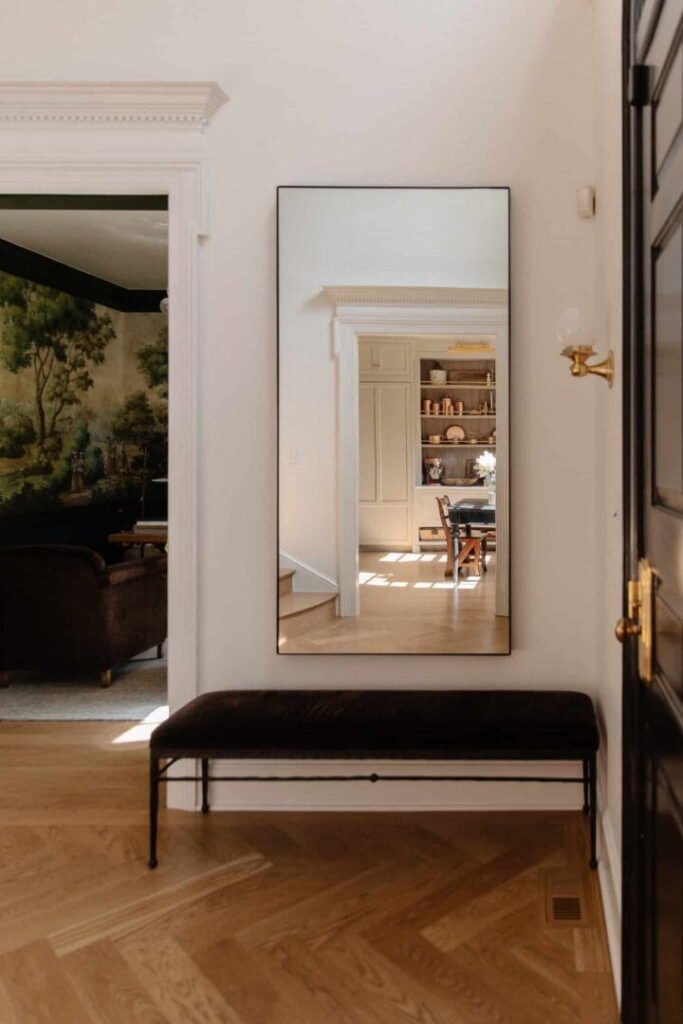 11 Mirror Styling Ideas to Maximize Narrow Hallways Foyer Mirror Ideas