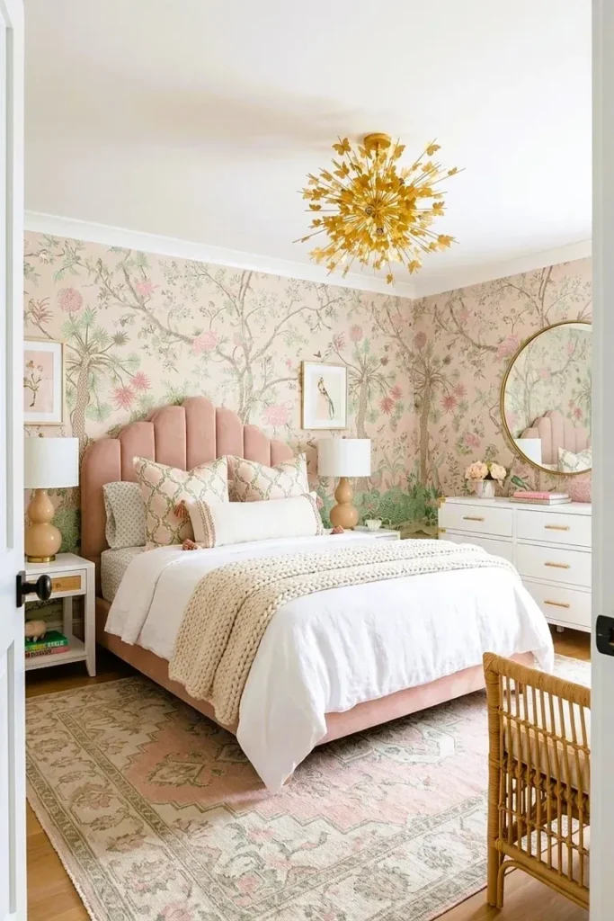 Golden Glow Bedroom Deco