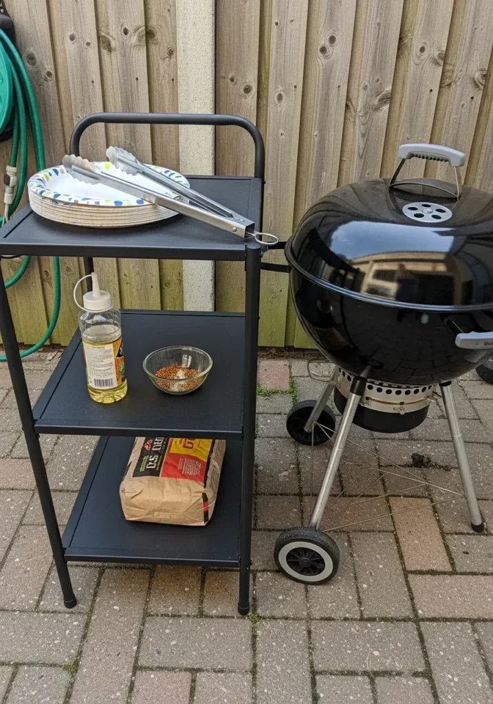 Outdoor Grill Cart Setup Ideas