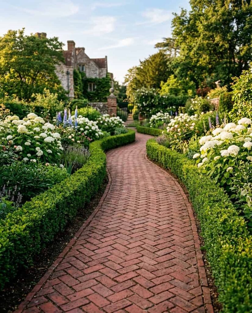 Herringbone Brick Walkway Ideas
