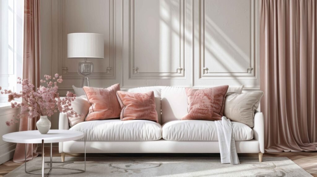 9 Glam Living Room High-End Furniture Layouts Featuring Stunning Premium Finishes Luxury Throw Pillows