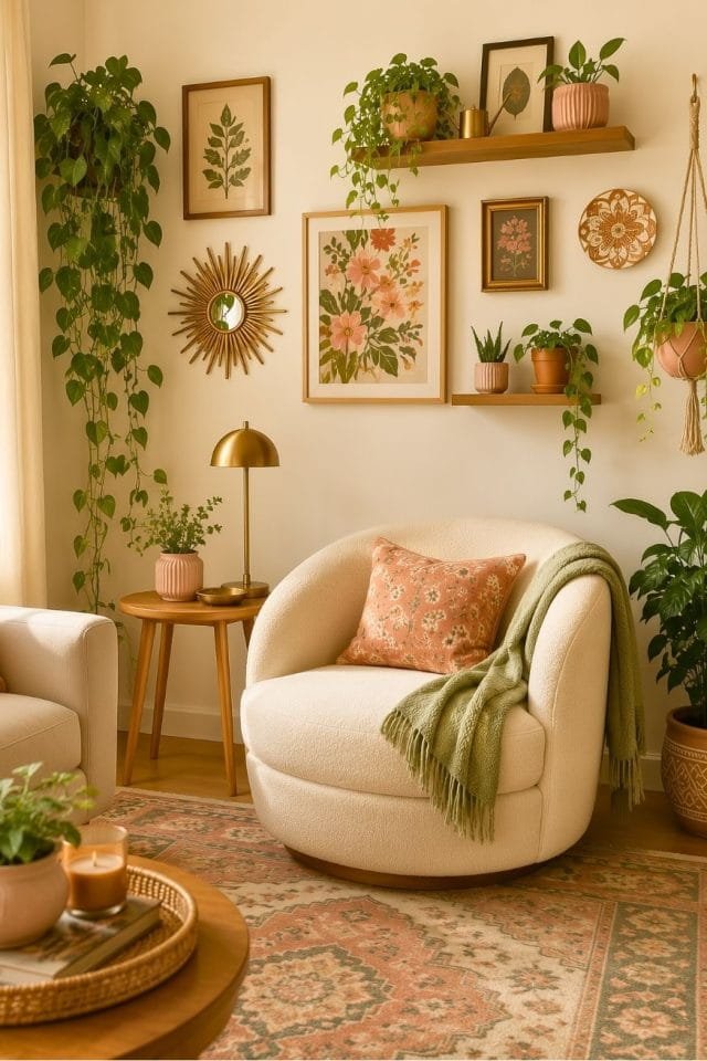 10 Indoor Plant Wall Ideas to Create a Fresh, Stylish, and Nature-Inspired Home Living Room Wall Ideas With Indoor Plants