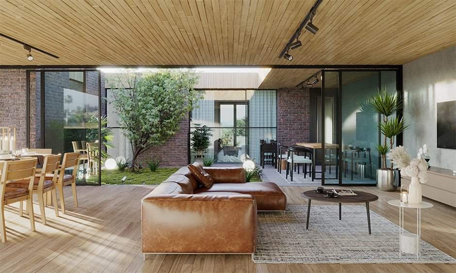 10 Indoor Plant Wall Ideas to Create a Fresh, Stylish, and Nature-Inspired Home Open Space Nature Design Ideas