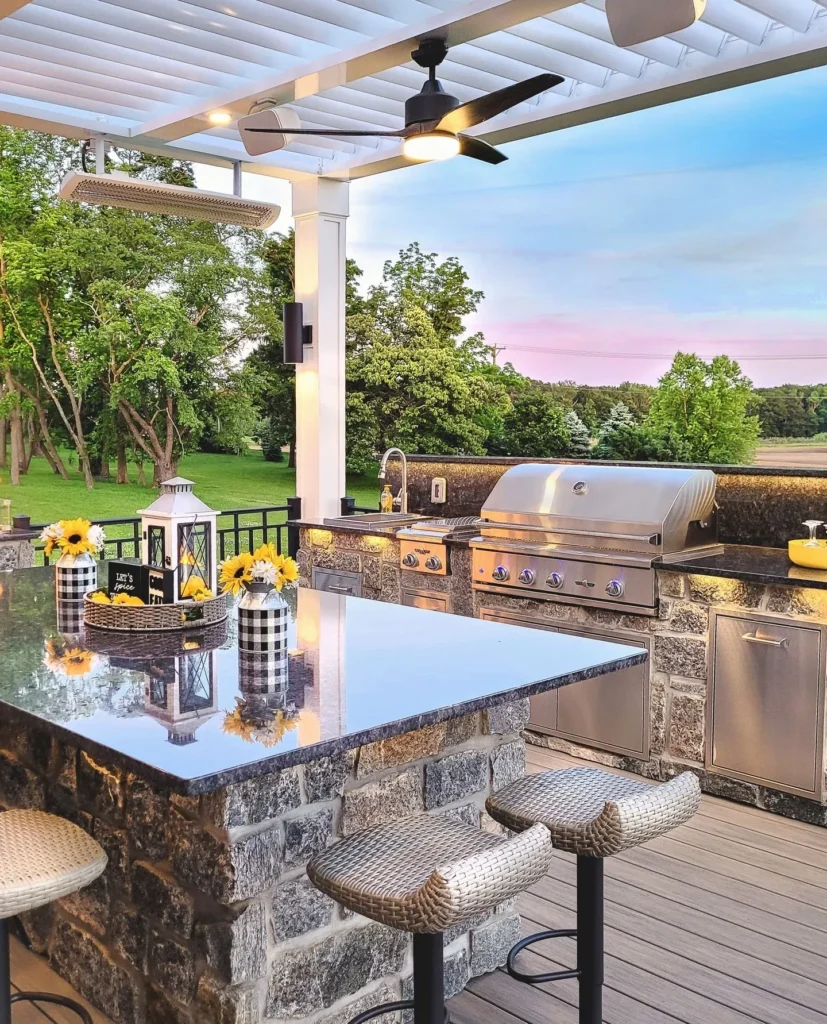 Pergola Outdoor Kitchen