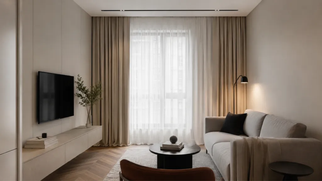 Ceiling Mounted Curtains